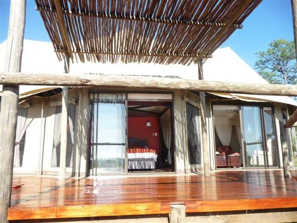 The Elephant Camp - Private Deck 